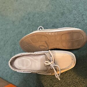 Grey Sperry loafers, size 9, good condition